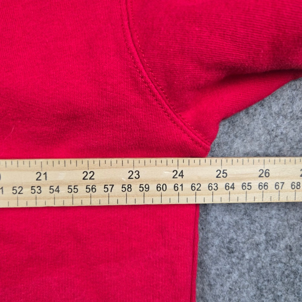 Vintage Marlboro Crewneck Sweatshirt Mens XL Red Blank Heavyweight 90s Y2K - Picture 11 of 14